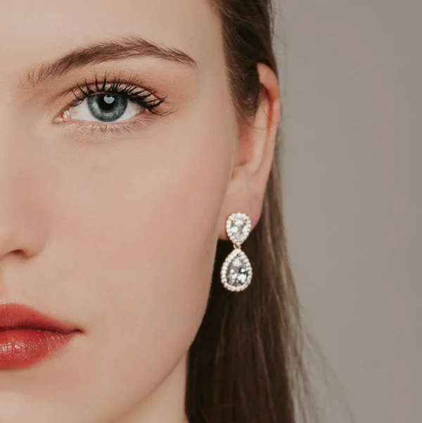 Kristallikorvakorut, FLOLY Paris | Céline (kulta ja hopea)
