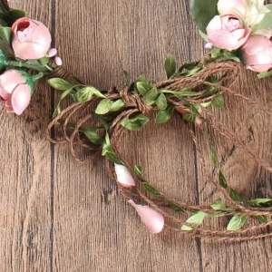 Kukkakruunu | SUGAR SUGAR, Lovely Roses -vaaleanpunainen kukkapanta