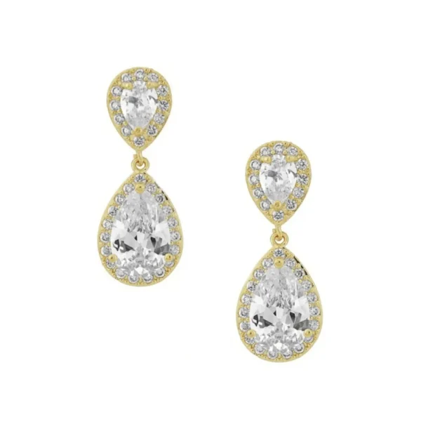Kullatut korvakorut, ATHENA BRIDAL | Dainty Teardrop -kulta pisarat