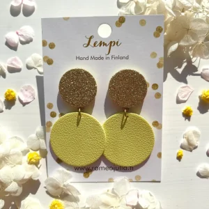 LEMPI®-korvakorut, Ella (kulta, keltainen)