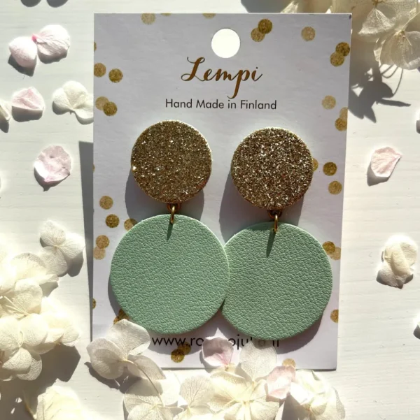 LEMPI®-korvakorut, Ella (kulta, minttu)