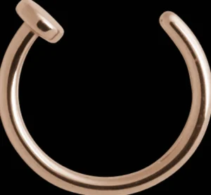 Lävistysrengas, nenärengas Steel Roseline® Open Nose Hoop 0,8mm