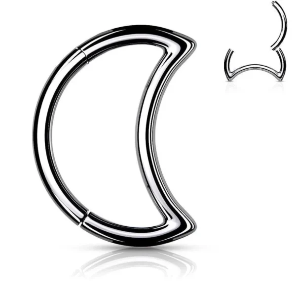 Lävistysrengas, Surgical Steel Crescent Moon