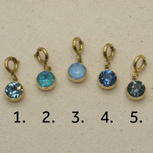 Maskotti/riipus, BOHM PARIS | Lockie Charm Cassy nuances bleues