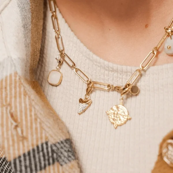 Maskotti/riipus, BOHM PARIS | Lockie Charm Chloé -Oeil de tigre