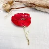 Mila and Stories | Large Poppy -suuri punainen unikkorintaneula