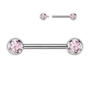 Nännikoru, Titanium Nipple Barbell -pinkki titaaninen nännitappi