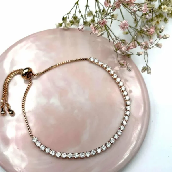 Rannekoru, FRENCH RIVIERA | Simple Bracelet -strassirannekoru (r.kulta)