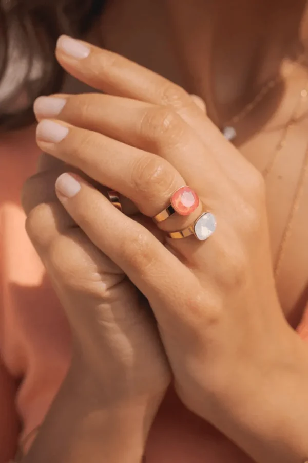 Sormus, BOHM PARIS | Bague Bea -sininen/kulta