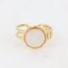 Sormus, BOHM PARIS | Bague Luce -dorée avec nacre