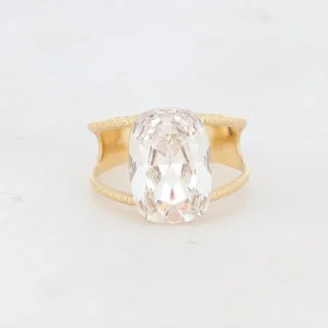 Sormus, BOHM PARIS | Bague Rosie -kirkas kristallisormus