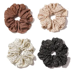 SUGAR SUGAR®, Autumn Mornings Scrunchie -kermanvalkoinen hiusdonitsi