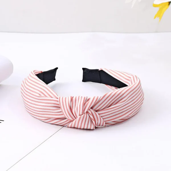 SUGAR SUGAR®, Saint Tropez Hairband -raidallinen hiuspanta (aprikoosi)